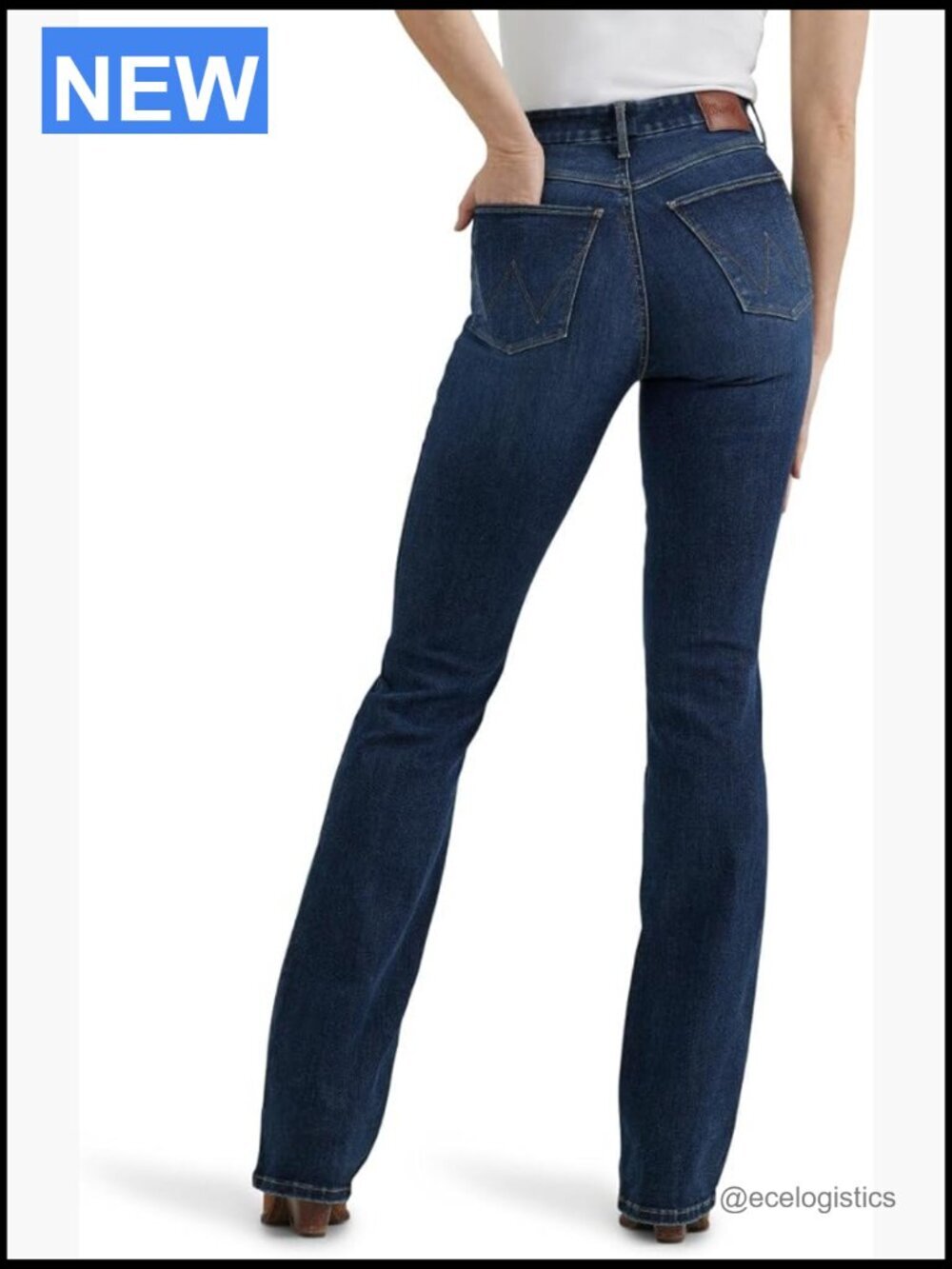 High Rise Bootcut Stretch Denim Jean